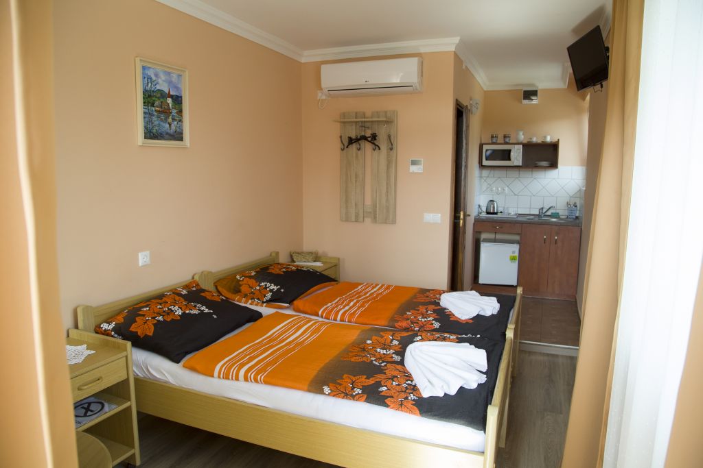 All rooms are equipped with a television, free WIFI ,a fridge, a microwave and a kettle.
